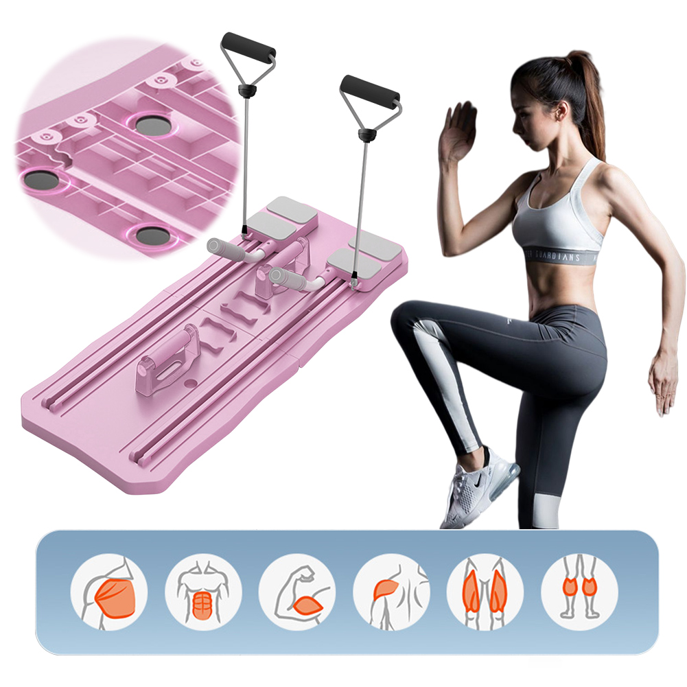 Push Up Board Foldable Multi Function - Multifunctioneel fitnessboard, oefenapparaat, antislip buikspierboard, opvouwbaar