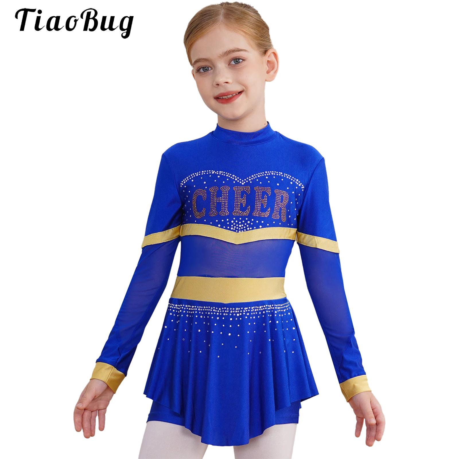 Team Sports - Schoolmeisjes Cheer Dance-kostuum Halloween Cosplay Cheerleader-uniformen