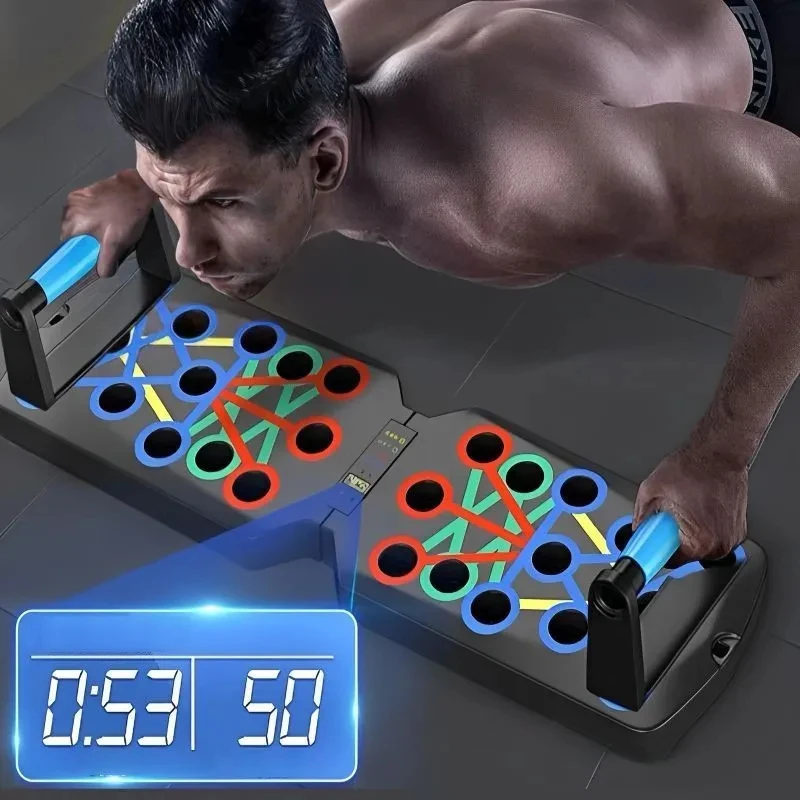 Push Up Board Foldable Multi Function - Push-up boardset Draagbare multifunctionele push-upstang Opvouwbare