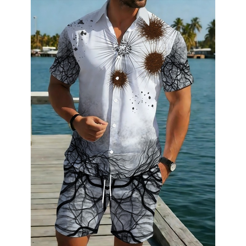Hiking - Premium heren set met geprinte shirt