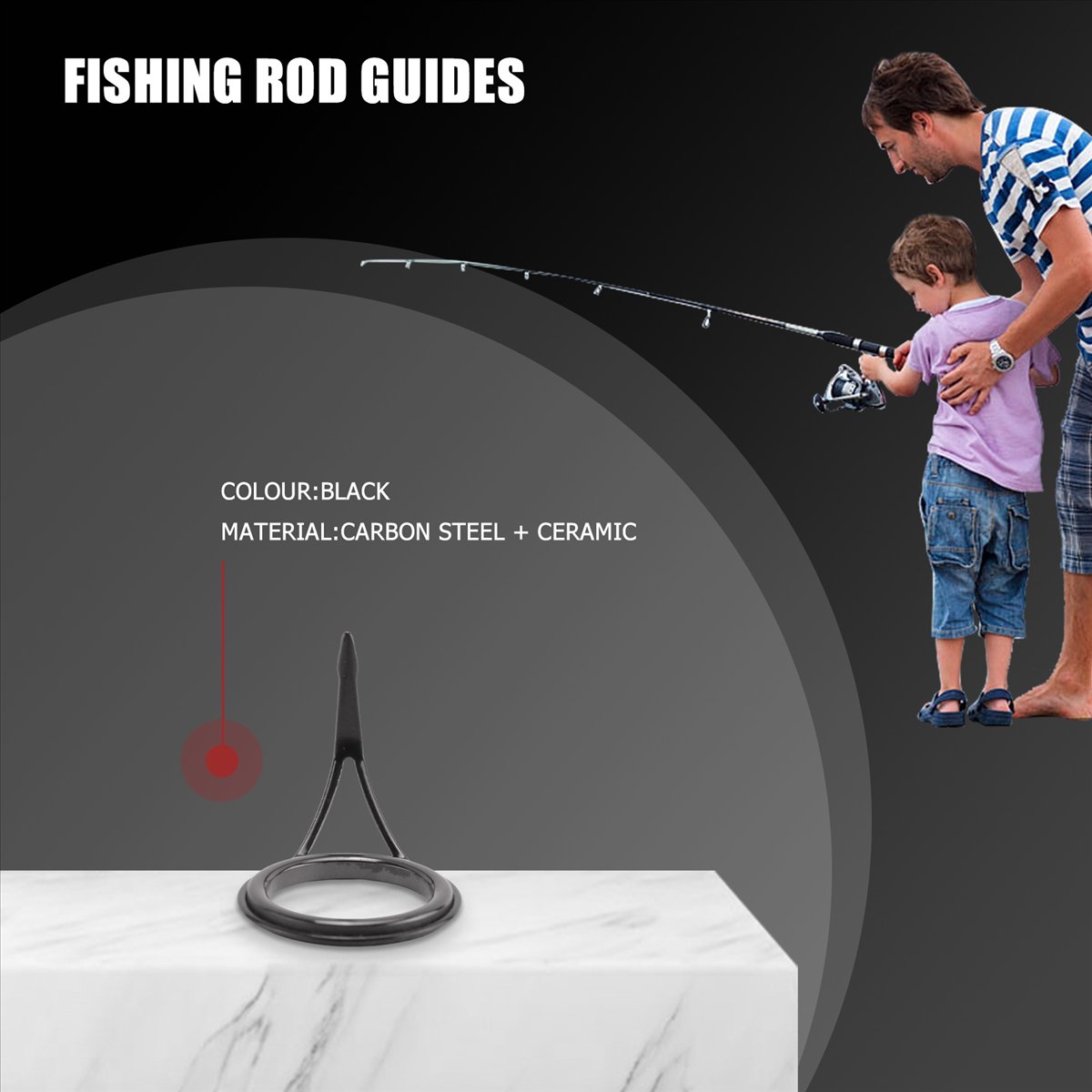 NIEUW 8 Stuks/Set Hengelgeleid - Fishing recensie en prijs