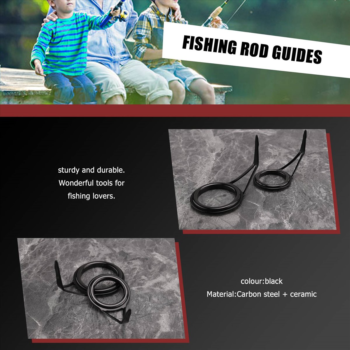 NIEUW 8 Stuks/Set Hengelgeleid - Fishing recensie en prijs