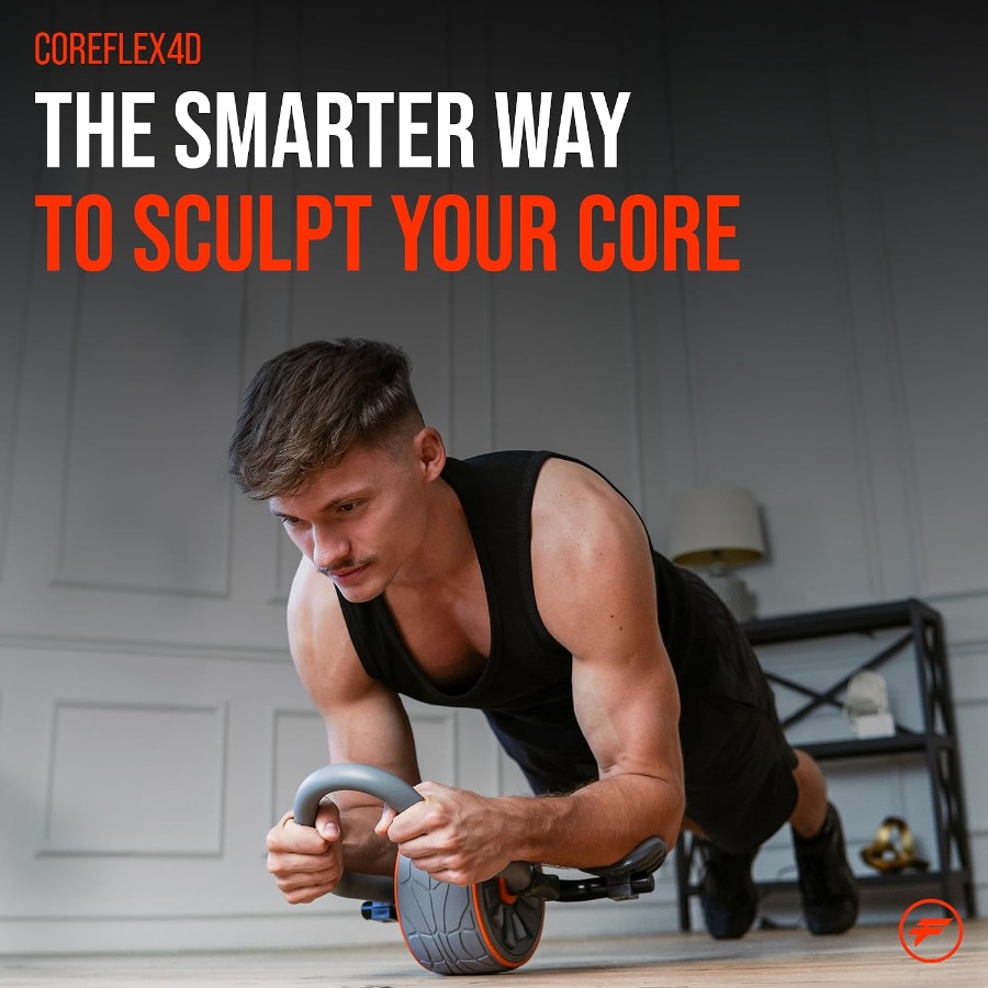 CoreFlex4D buikspierwiel met e - Ab Roller Wheel With Elbow Support recensie en prijs