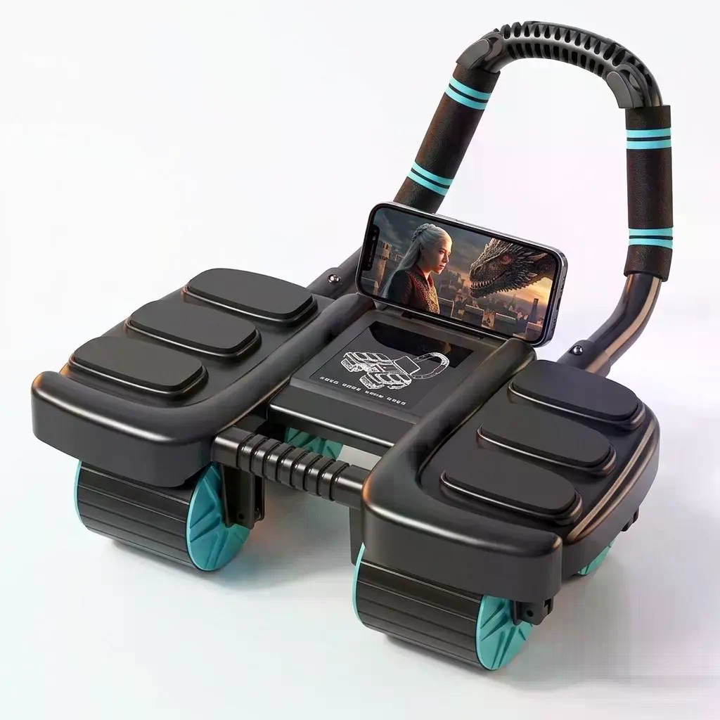 4-wielige Ab Roller met ellebo - Ab Roller Wheel With Elbow Support recensie en prijs