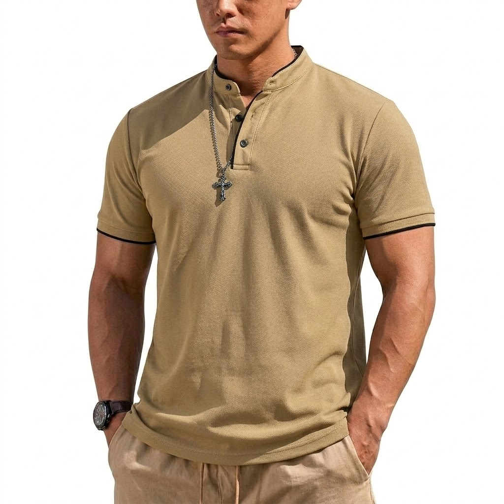 Zomer Henley-shirt met korte m - Hiking recensie en prijs