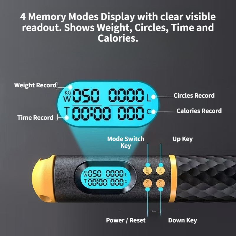 Slimme springtouw, nieuw draad - Smart Jump Rope Digital Counter recensie en prijs